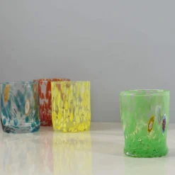 Alessandro Coppola Table Setting|Drinking Glasses^Murano Glass Tumbler, Green