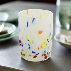 Alessandro Coppola Tableware Brands^Murano Glass Tumbler, Rainbow