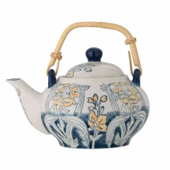 Bloomingville Tableware Brands^Myah Floral Teapot with Teastrainer, 15cm