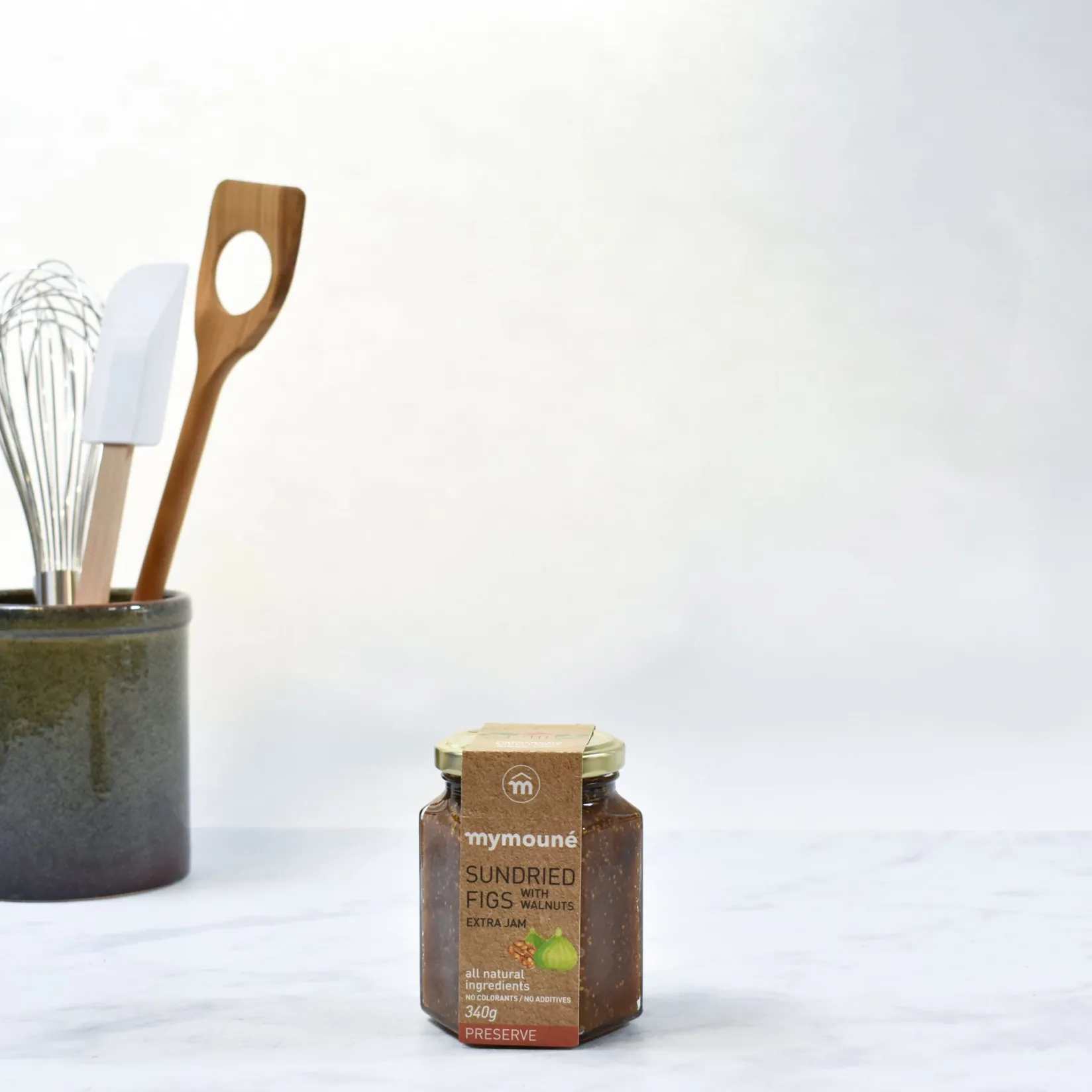 Mymoune Ingredients Brands|Middle Eastern Ingredients^Fig Jam with Walnuts, 340g