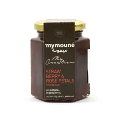 Mymoune Ingredients Brands|Middle Eastern Ingredients^Strawberry & Rose Petal Jam, 250g