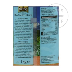 Natco Ingredients Brands|Indian Ingredients^Indian Basmati Rice, 1kg
