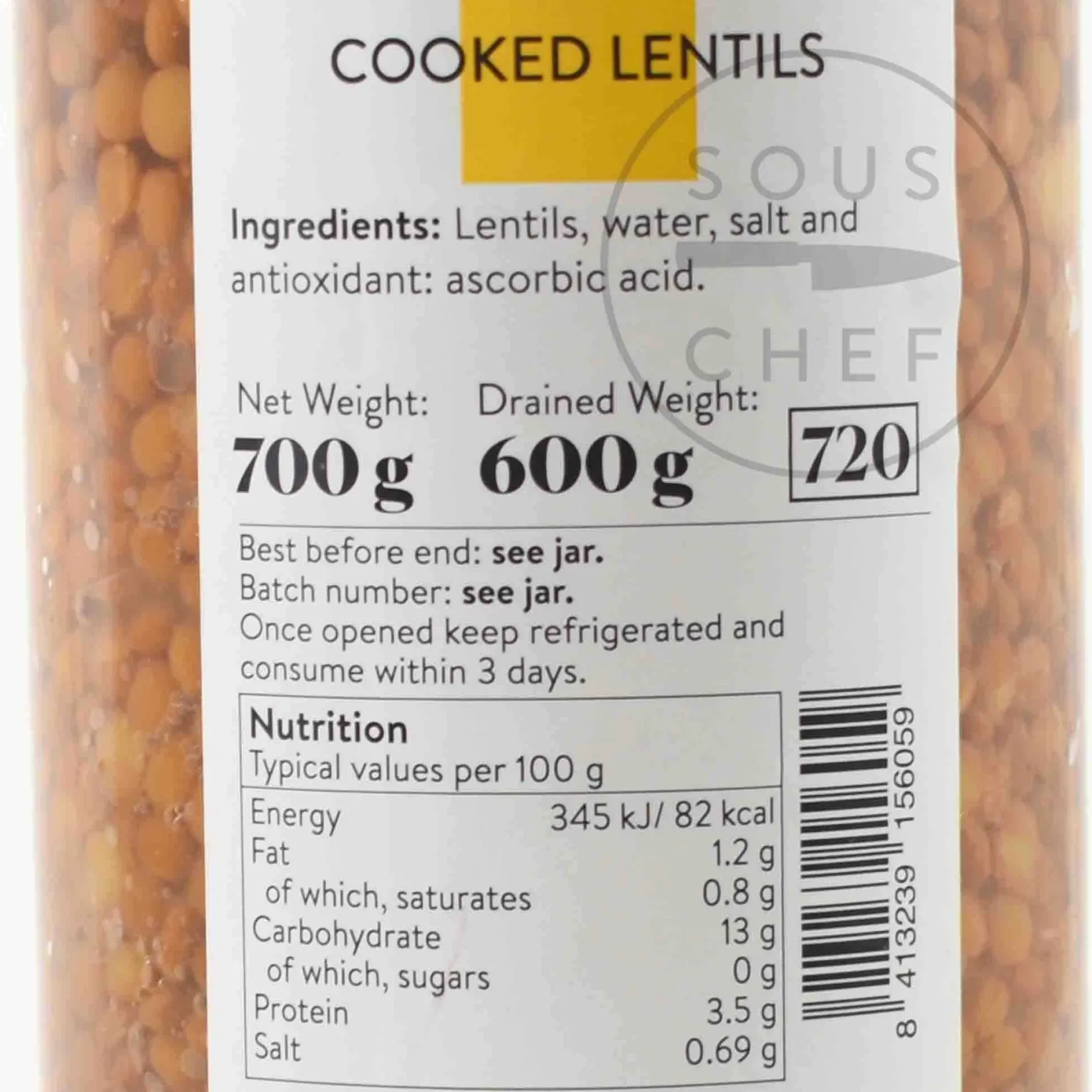 Navarrico Spanish Ingredients|Pasta, Rice & Beans^Lentejas - Brown Lentils, 700g