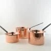 Netherton Foundry Made In The Uk|Pots & Pans^Copper Saucepan with Lid