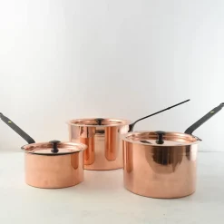 Netherton Foundry Made In The Uk|Pots & Pans^Copper Saucepan with Lid