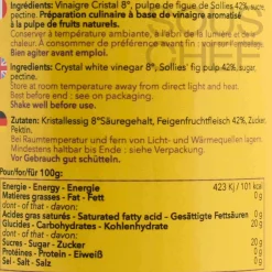 Nicolas Alziari Ingredients Brands|French Ingredients^Fig Vinegar, 200ml