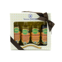 Nicolas Alziari Ingredients Brands|French Ingredients^Mini Olive Oil & Vinegar Sampler, 4 x 20ml