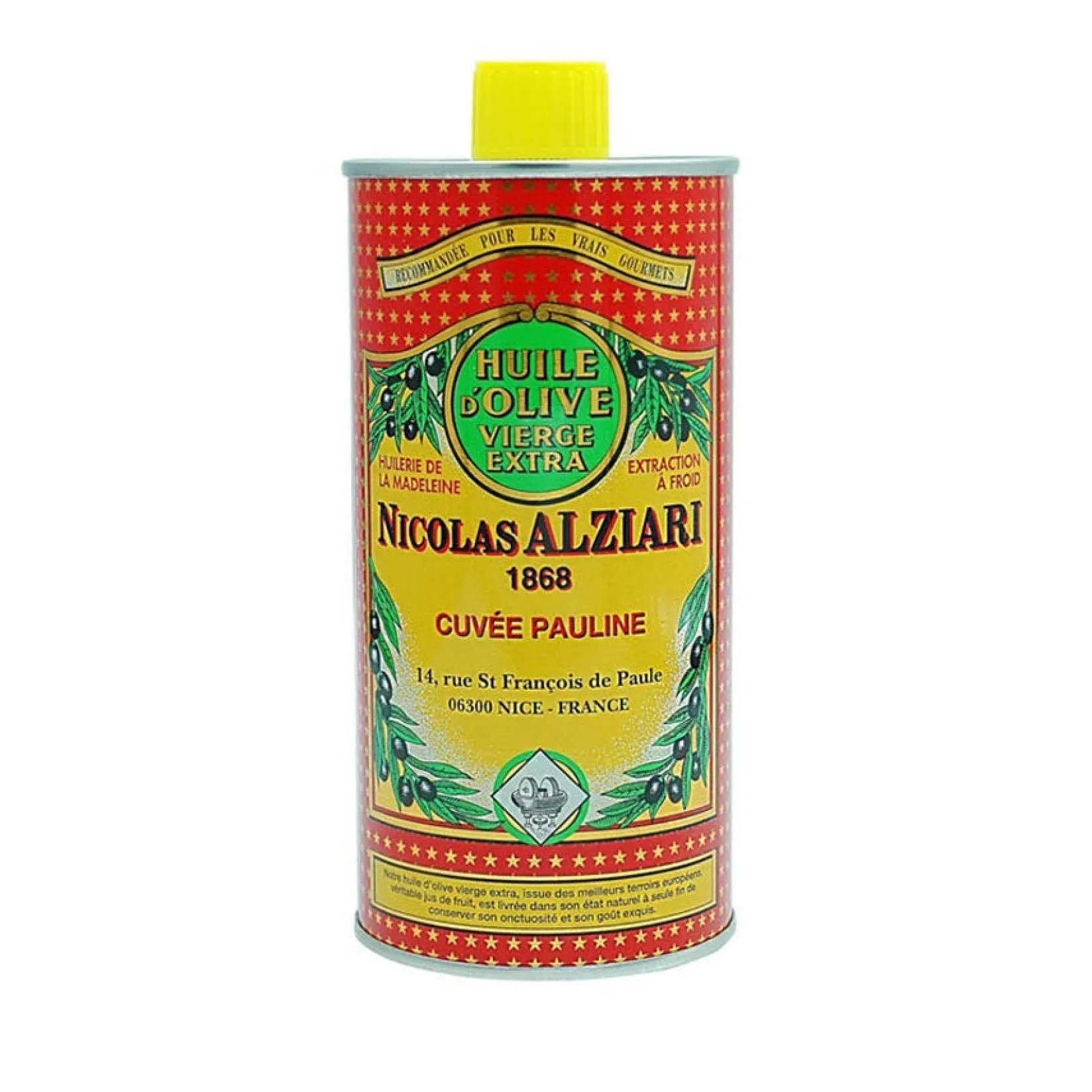 Nicolas Alziari Ingredients Brands|French Ingredients^Provence Fruity & Intense Cuvee Pauline Olive Oil, 500ml