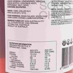 NON Ingredients Brands|Drinks^5 Lemon Marmalade & Hibiscus Alcoholic Wine, 750ml