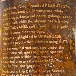 Nonya Secrets Ingredients Brands|Southeast Asian Ingredients^Spicy Peanut Sauce, 170g