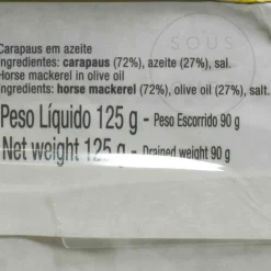 Nuri Ingredients Brands|Tinned Fish & Seafood^Horse Mackerel in Olive Oil, 125g