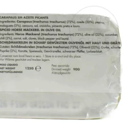 Nuri Ingredients Brands|Tinned Fish & Seafood^Spicy Horse Mackerel in Olive Oil, 125g