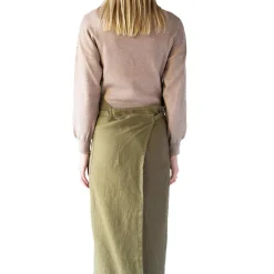 Linen Tales Kitchen Textiles & Clothing^Olive Chef Linen Apron