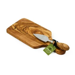 Naturally Med Tableware Brands|Table Setting^Olive Wood Cheese Board Set