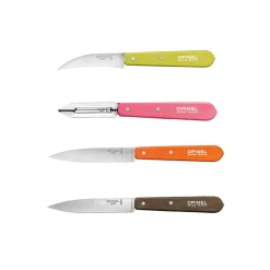 Opinel Kitchen Knives^4 Piece Brights Kitchen Essentials Knife Set