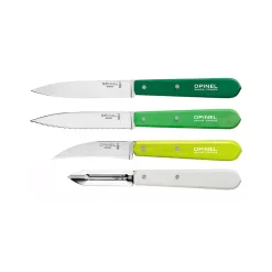Opinel French Ingredients|Kitchen Knives^Kitchen Essentials 4 Knife Set - Greens