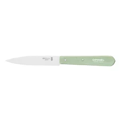 Opinel Kitchen Knives^No 112 Sage Beechwood Handle Paring Knife, 10cm