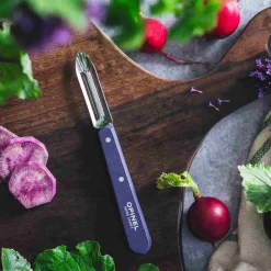 Opinel Kitchen Tools & Utensils^No 115 Violet Beechwood Handle Peeler, 6cm
