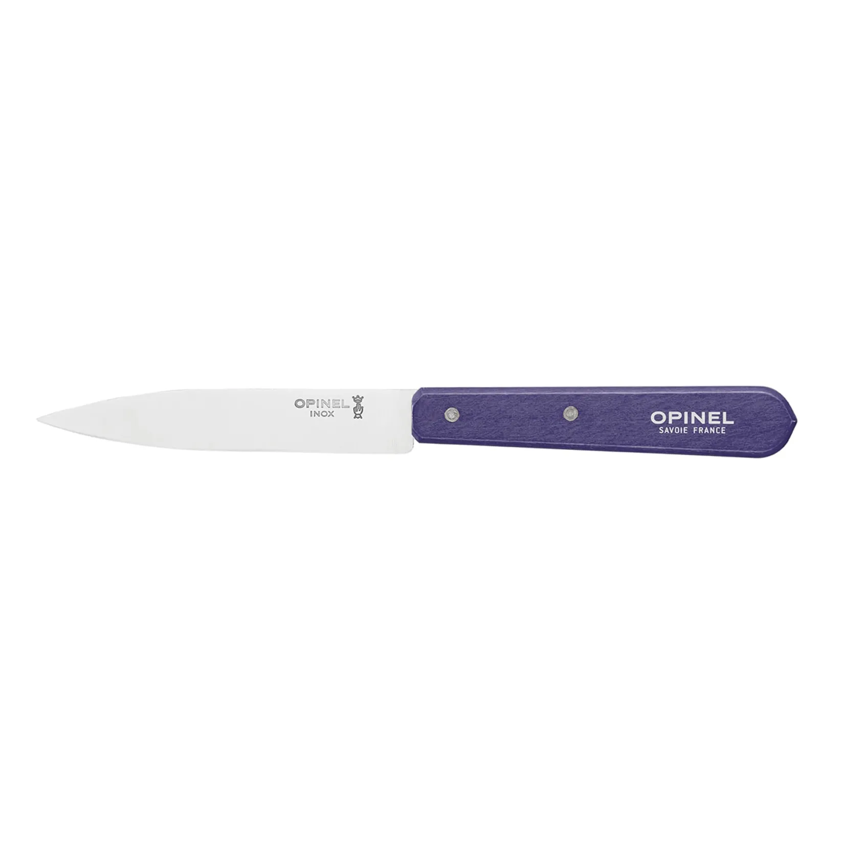 Opinel Kitchen Knives^No 112 Violet Beechwood Handle Paring Knife, 10cm