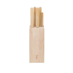 Opinel Kitchen Knives^Parallele 5 Piece Knife Block Set