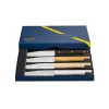 Opinel Kitchen Knives^Set of 4 Facette Mixed Wood Table Knives