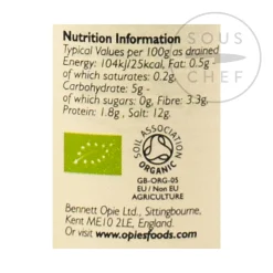 Opies Vegetables|Sauces & Condiments^Organic Capers, 180g