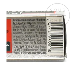 Ortiz Spanish Ingredients|Tinned Fish & Seafood^Atun Claro Tuna Belly In Olive Oil - Ventresca, 110g