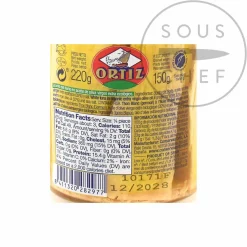 Ortiz Ingredients Brands|Spanish Ingredients^Bonito Tuna in Organic Olive Oil, 220g