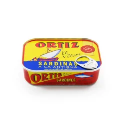 Ortiz Ingredients Brands|Spanish Ingredients^Sardines A La Antigua in Olive Oil, 140g