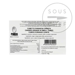 Pariani Ingredients Brands|Italian Ingredients^Candied Orange In Small Cubes, 1kg