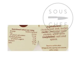 La Cuna Ingredients Brands|Spanish Ingredients^Partridge Pate, 175g