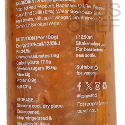 Payst Ingredients Brands|Sauces & Condiments^Burnt Chilli Sauce, 250ml