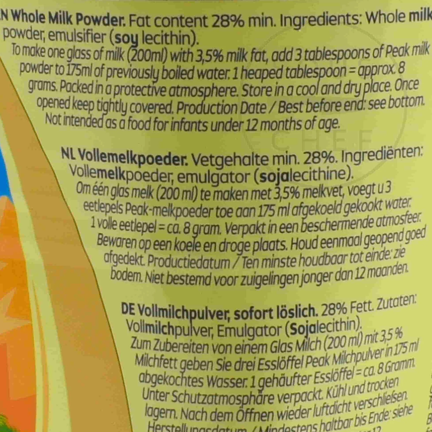 Peak Ingredients Brands|American Ingredients^Milk Powder, 400g
