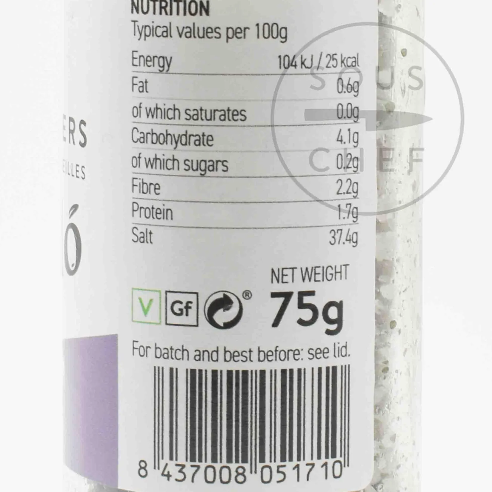 Perello Ingredients Brands|Spanish Ingredients^Capers in Salt, 75g