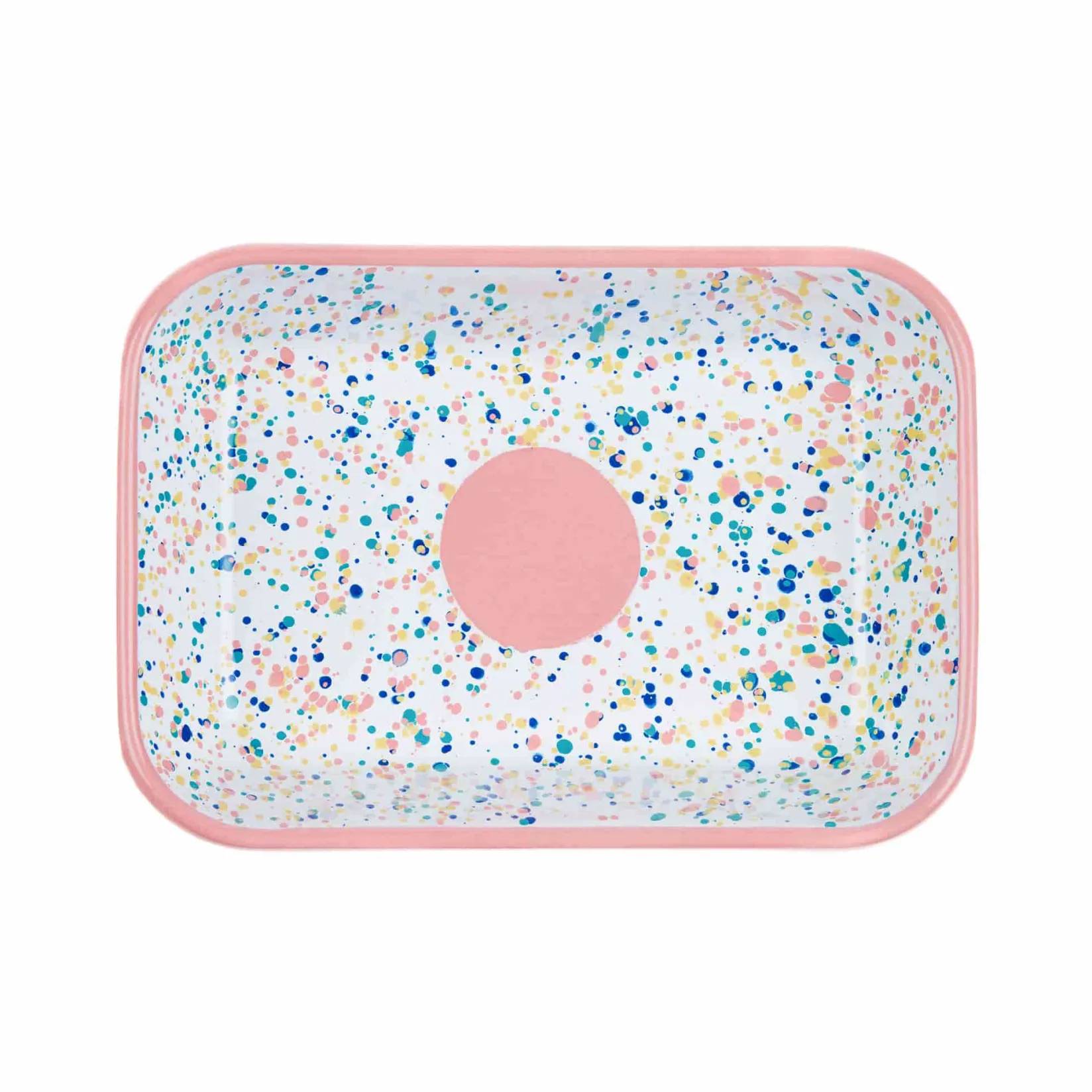 Kapka Enamel Baking Supplies & Equipment^Pink Dot Enamel Roasting & Serving Dish