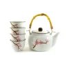 Kiji Stoneware & Ceramics Japanese Ingredients|Japanese Tableware^Pink Sakura Tea Set, 800ml