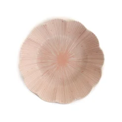 Kiji Stoneware & Ceramics Japanese Ingredients|Japanese Tableware^Pink Scalloped Japanese Bowl, 13.5cm