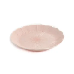 Kiji Stoneware & Ceramics Tableware Brands|Japanese Ingredients^Pink Scalloped Japanese Small Plate, 16cm