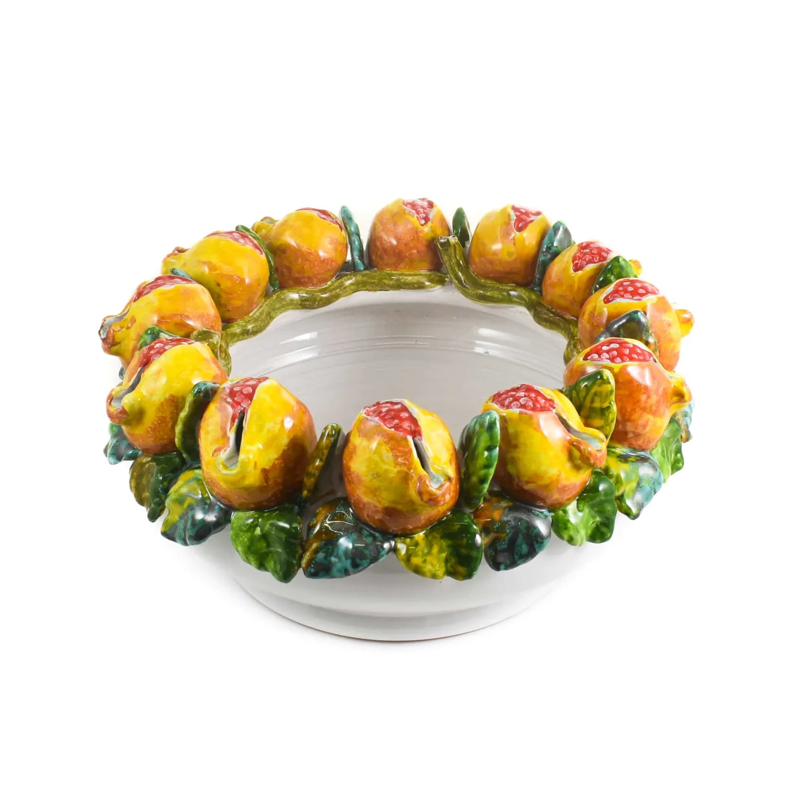 Puglia Handmade Tableware Brands|Serveware^Pomegranate Serving Bowl