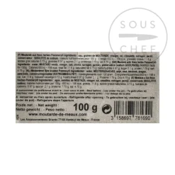 Pommery Ingredients Brands|French Ingredients^Herb Mustard - Chives, Parsley & Tarragon 100g