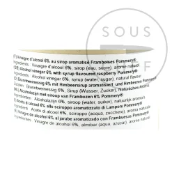 Pommery Ingredients Brands|French Ingredients^Raspberry Vinegar, 500ml