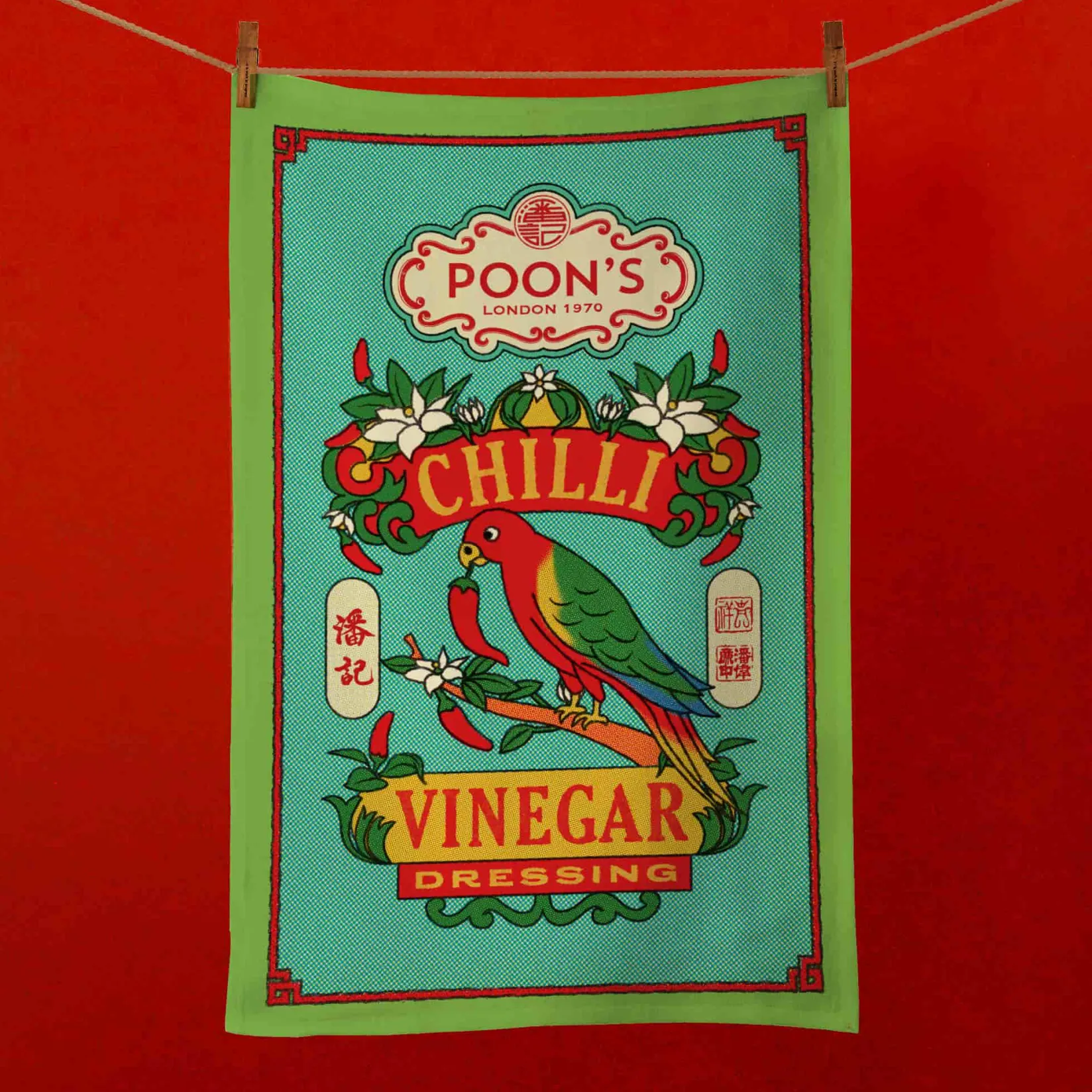 Poon's Kitchen Textiles & Clothing^London Sauce Collection Tea Towel