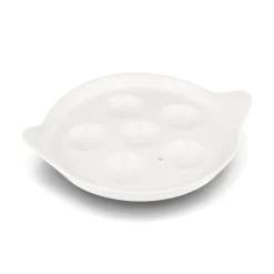 Le Brun Tableware Brands|Canape Supplies^Porcelain Snail Platter with 6 Compartments