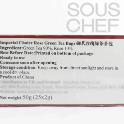 Imperial Choice Drinks|Ingredients Brands^Premium Rose Green Tea, 25 Sachets