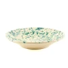 Puglia Handmade Italian Ingredients|Crockery & Dinnerware^Puglia Aquamarine Splatter Pasta Bowl, 29cm