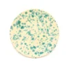Puglia Handmade Italian Ingredients|Plates^Puglia Aquamarine Splatter Side Plate, 19cm
