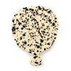 Puglia Handmade Italian Ingredients|Serveware^Puglia Black Splatter Ceramic Serving Board, 25cm