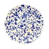 Puglia Handmade Italian Ingredients|Plates^Puglia Blue Splatter Dinner Plate, 27cm