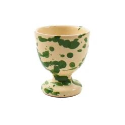 Puglia Handmade Tableware Brands^Puglia Green Splatter Egg Cup