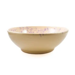 Puglia Handmade Crockery & Dinnerware|Bowls^Puglia Lilac Splatter Large Salad Bowl, 28cm